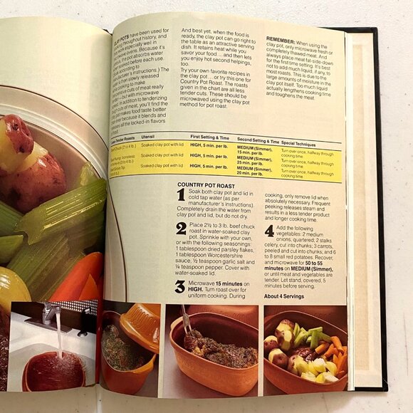 Microwave Cookbook Hardcover Lot of 2 - Picture 5 of 12